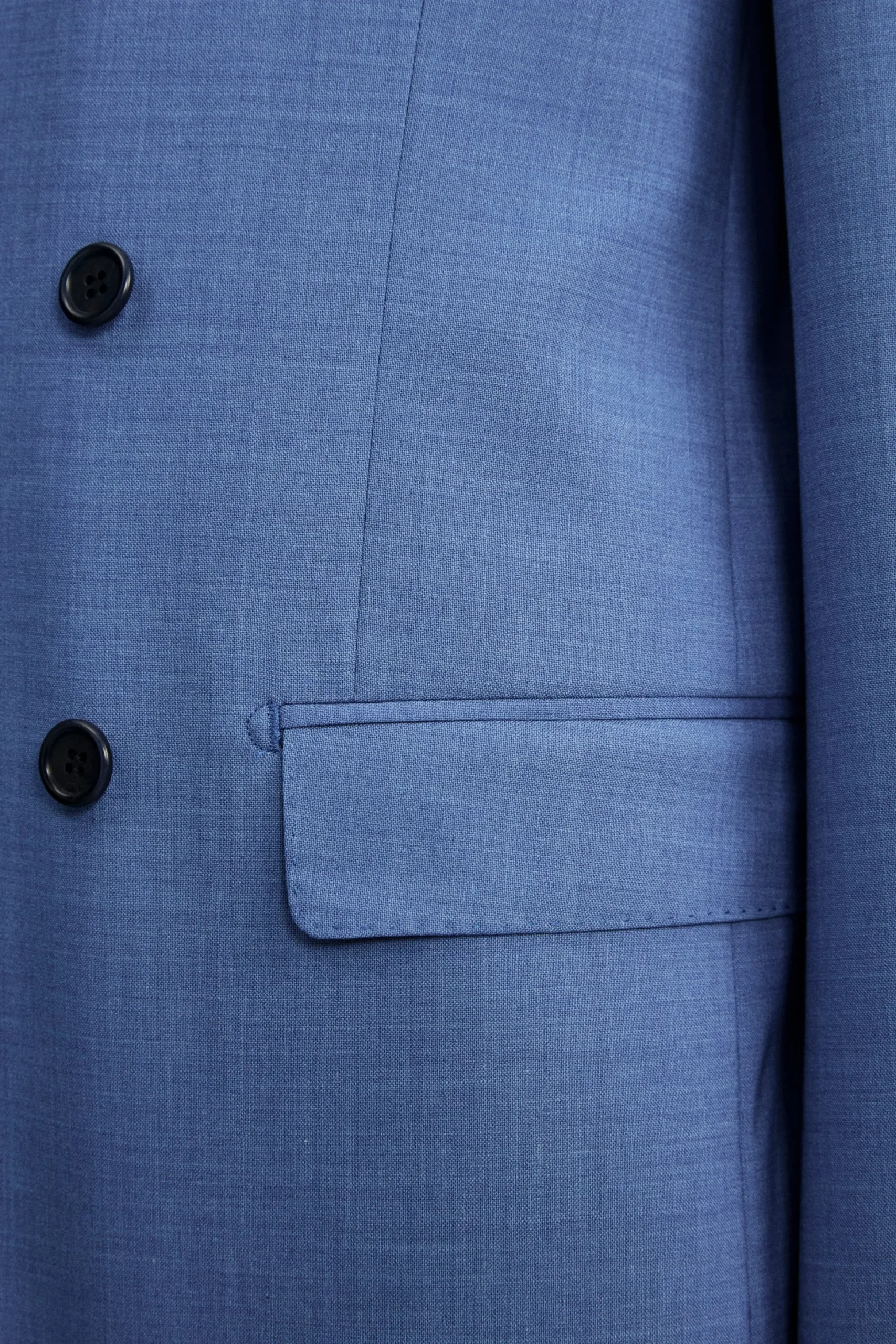 Abito Doppiopetto Slim Fit con Revers a Lancia - ROYAL