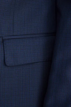 Abito Elegante Blu Check - FANT. BLU