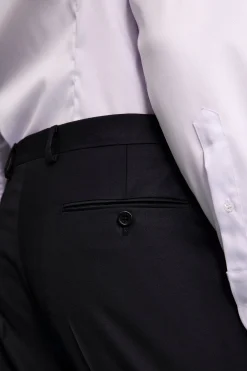 Abito Elegante Doppiopetto con Revers a Lancia - BLU