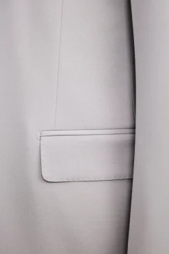 Abito Elegante Monopetto in Lana Vergine con Gilet - GRIGIO CHIARO