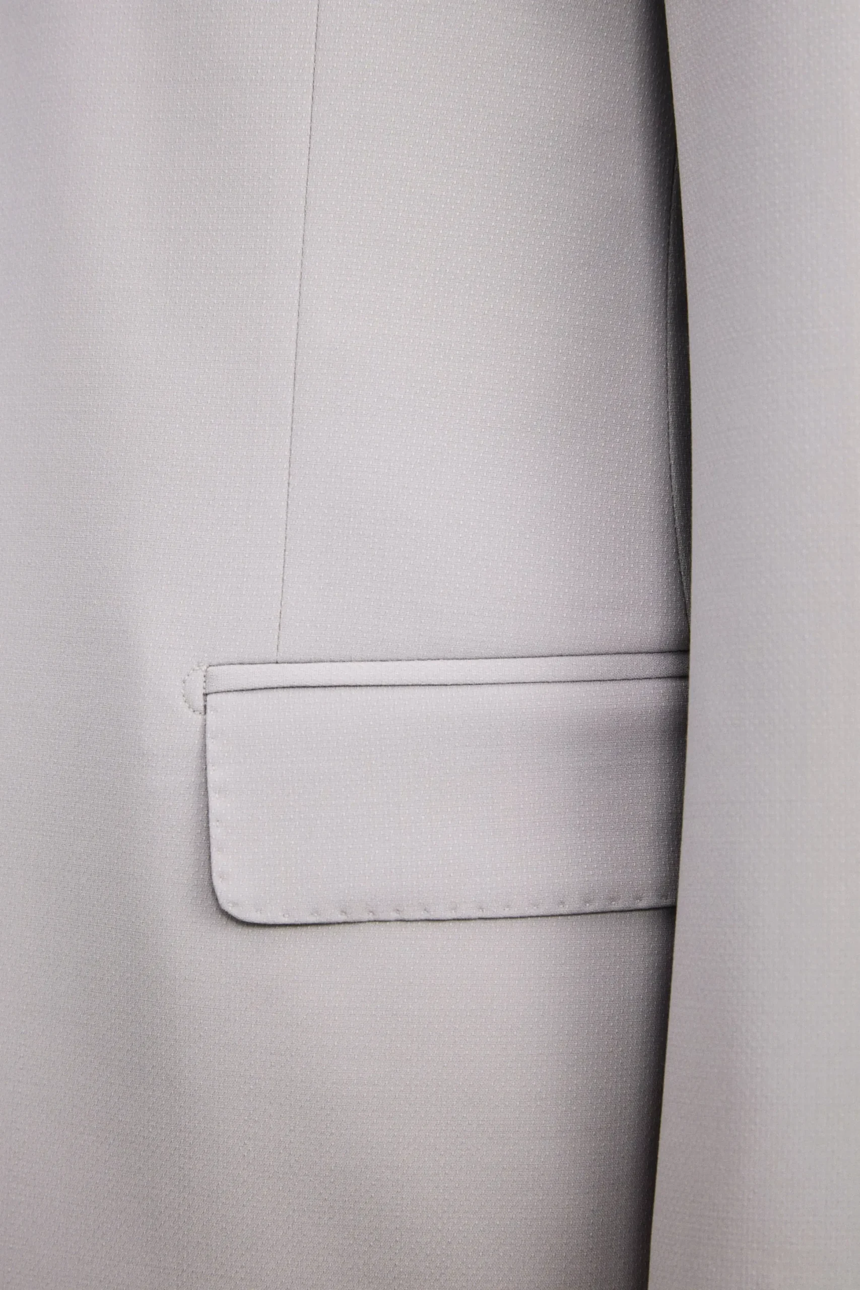 Abito Elegante Monopetto in Lana Vergine con Gilet - GRIGIO CHIARO