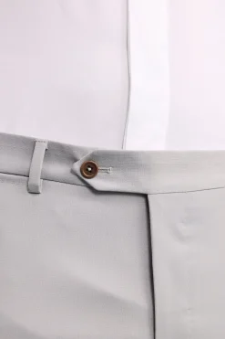 Abito Elegante Monopetto in Lana Vergine con Gilet - GRIGIO CHIARO