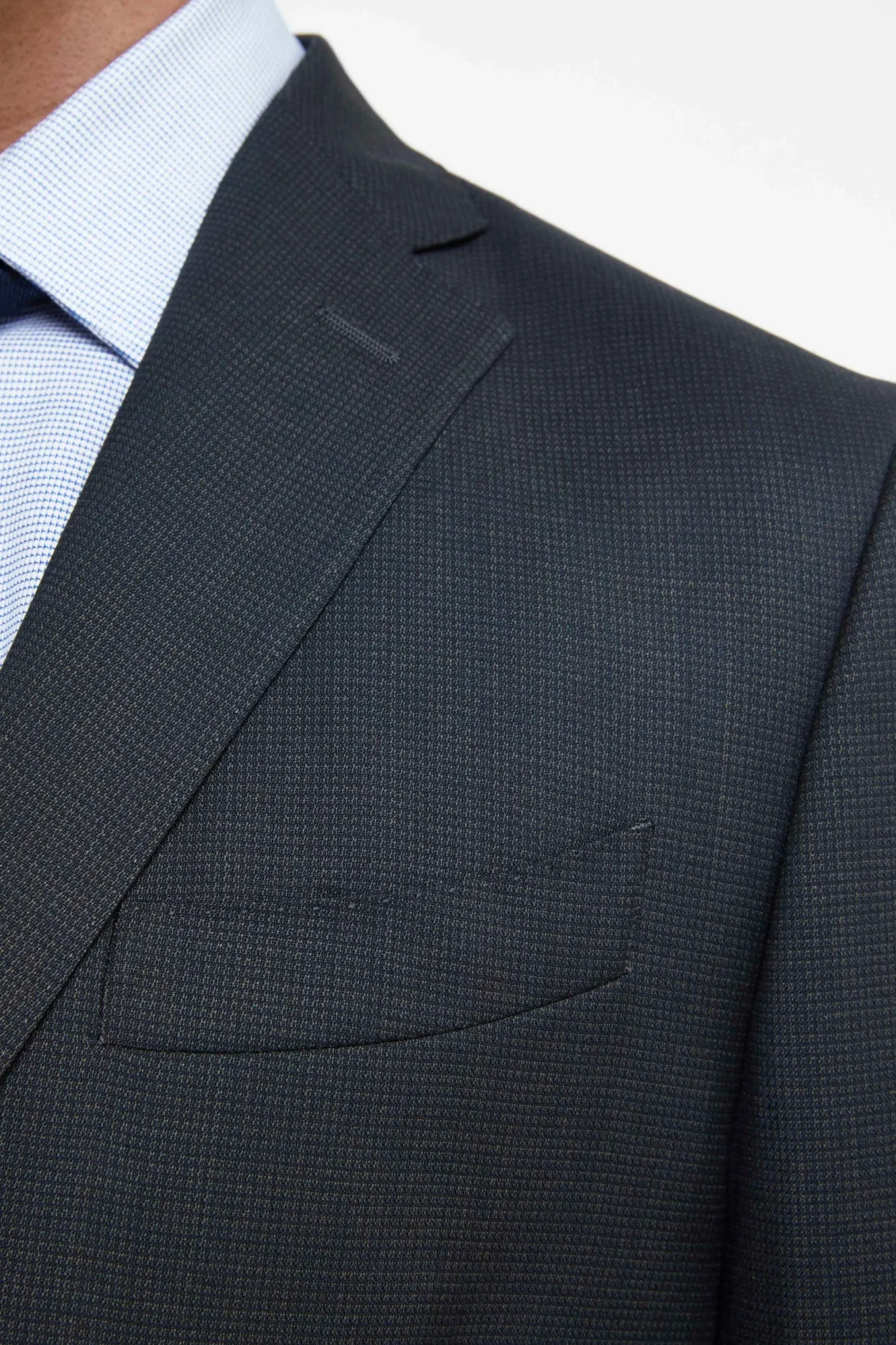 Abito Foderato in Lana Slim Fit - P/P VERDE