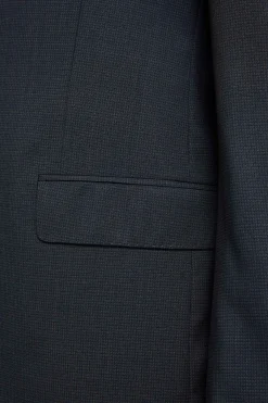 Abito Foderato in Lana Slim Fit - P/P VERDE