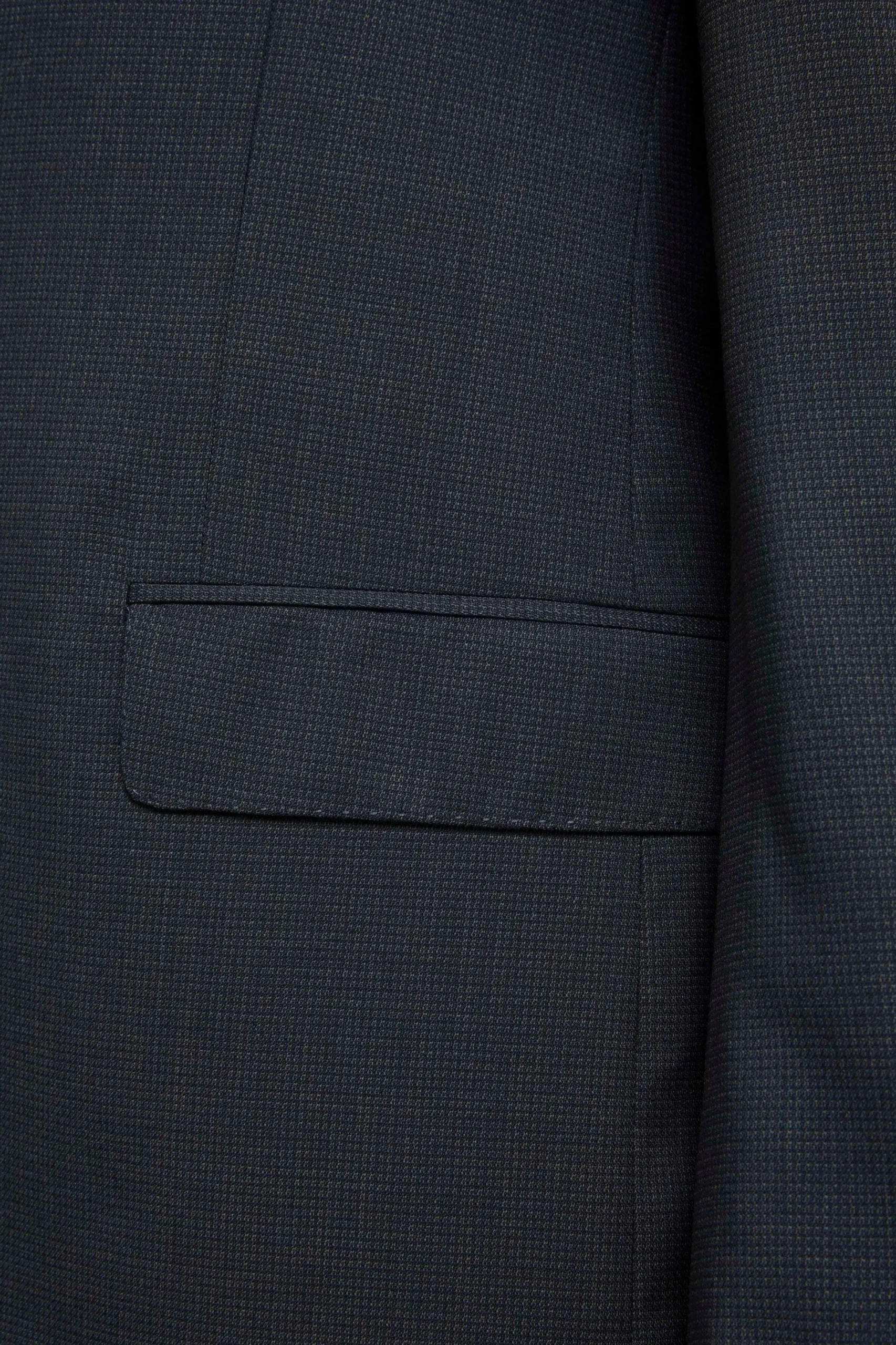Abito Foderato in Lana Slim Fit - P/P VERDE