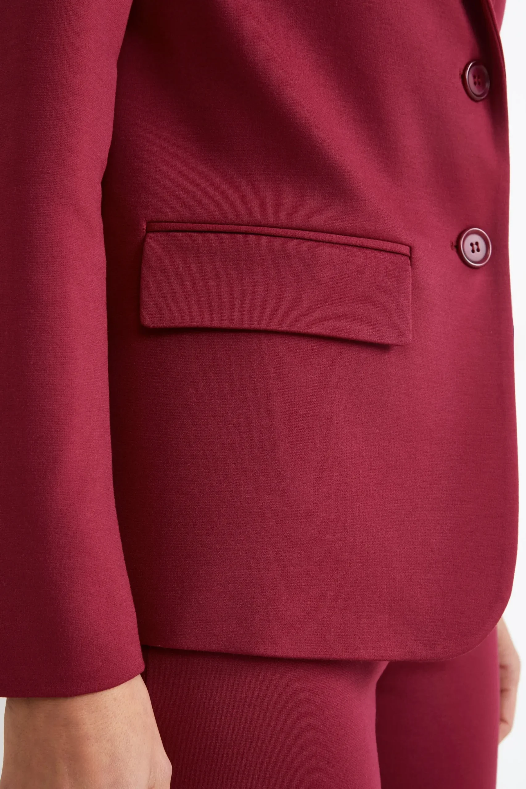 Blazer Elegante Monopetto - ROSSO