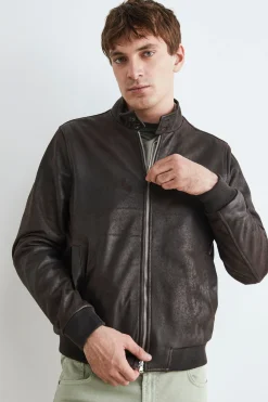 Bomber di pelle uomo - T.MORO