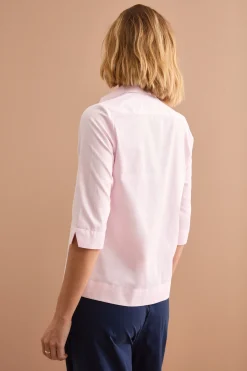 Camicia Boxy Donna con Collo Classico - ROSA