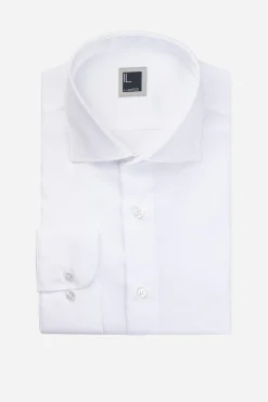 Camicia dobby bianca - BIANCO