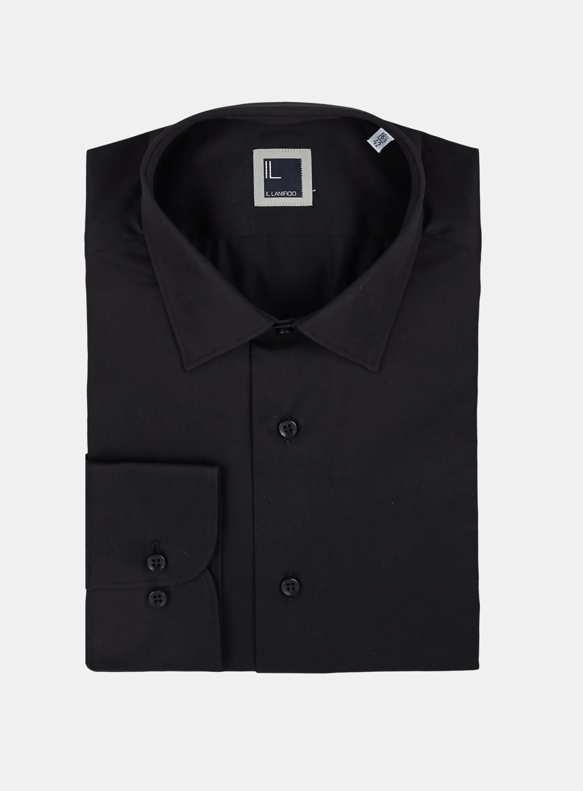 Camicia slim casual - NERO