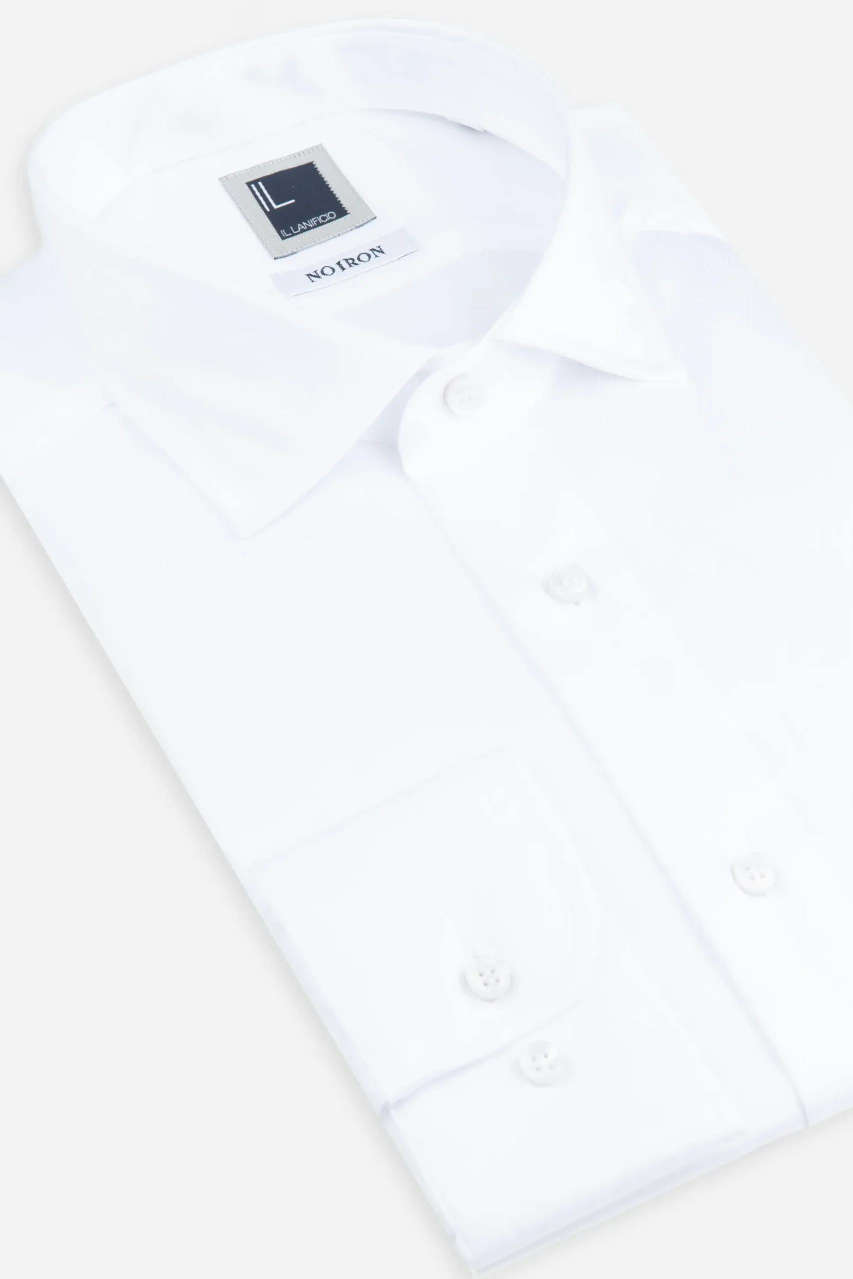 Camicia slim no stiro - BIANCO