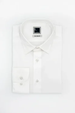 Camicia Twill No Iron Regular Fit - BIANCO