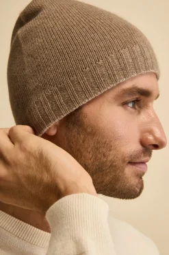 Cappello in cashmere - BEIGE/MARRONE