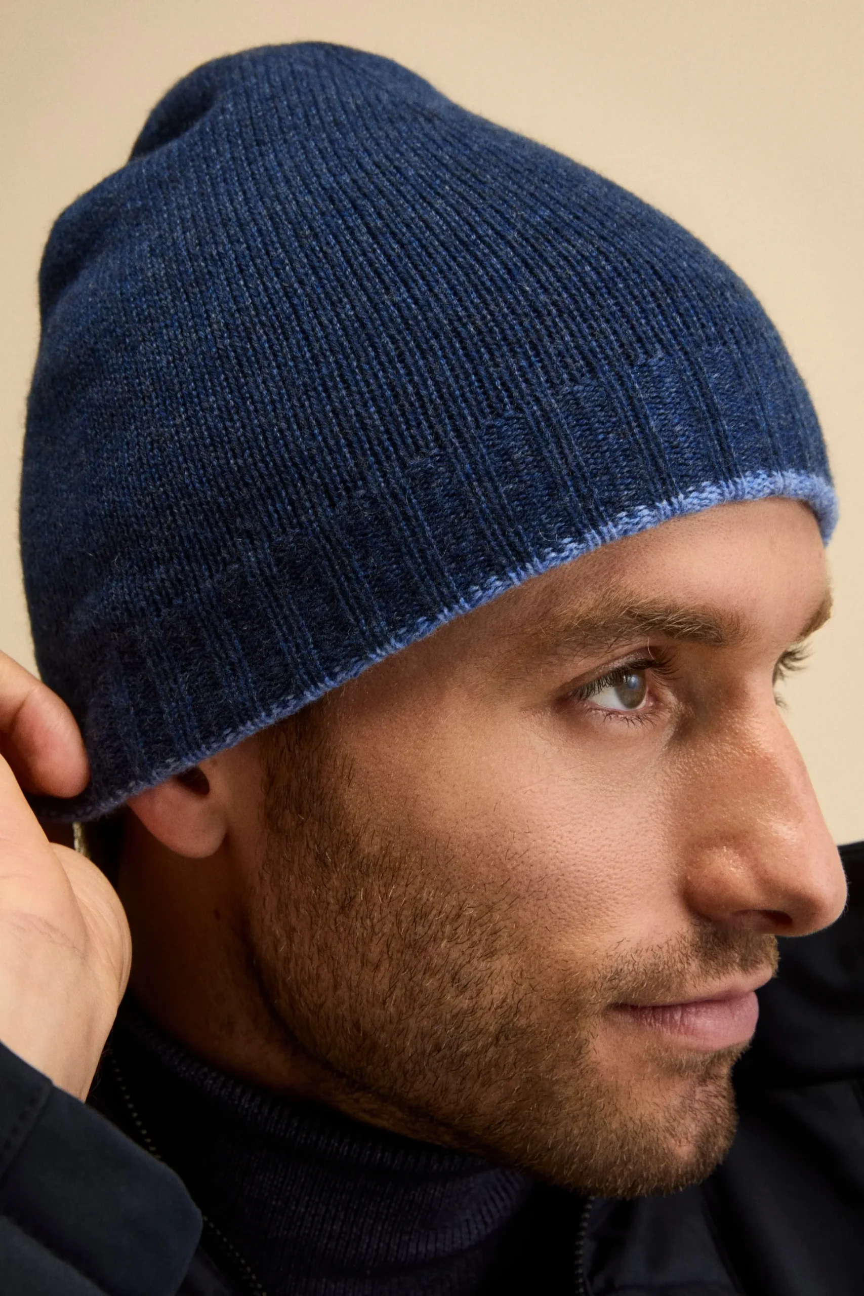 Cappello in cashmere - JEANS/BLU MEL
