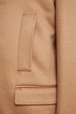 Cappotto Corto in Lana e Cashmere - CAMMELLO