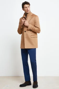 Cappotto Corto in Lana e Cashmere - CAMMELLO