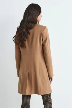 Cappotto in lana donna - CAMMELLO