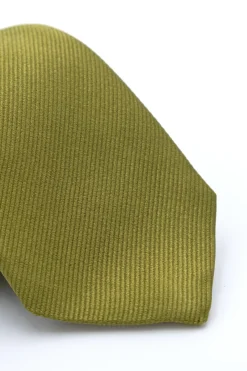 Cravatta Elegante in Seta - VERDE MARRONE