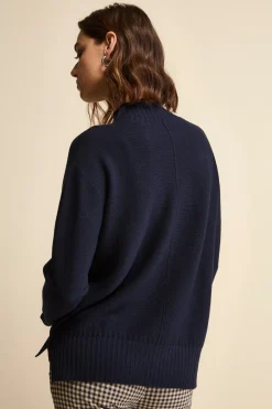 Dolcevita Links in Lana Merino - BLU