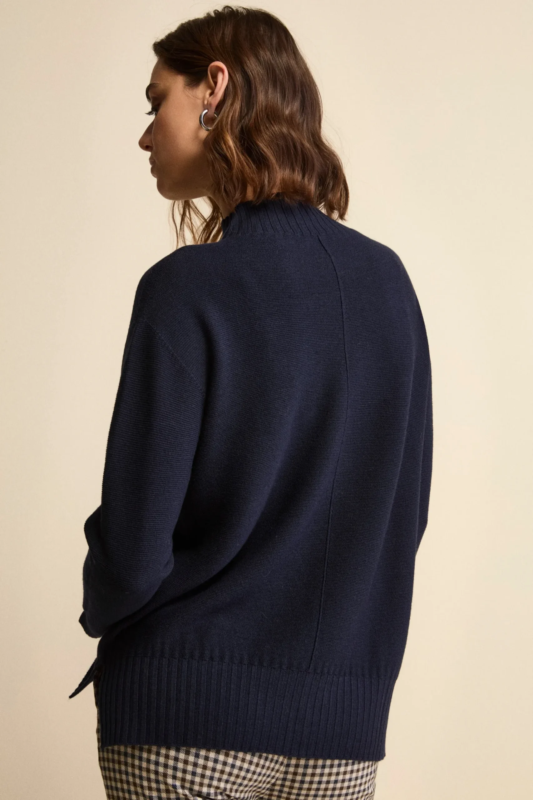 Dolcevita Links in Lana Merino - BLU