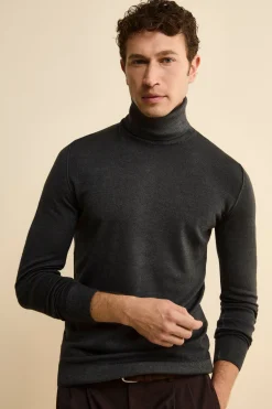 Dolcevita Uomo in Lana Merino - GRIGIO SCURO