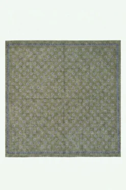 Foulard Causal in Cotone a Fantasia - FANT. VERDE