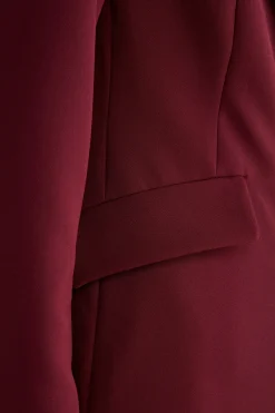 Giacca Bistretch Foderata Regular Fit - BORDEAUX