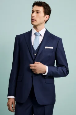 Giacca da Cerimonia in Lana Vergine Drop 6 - BLU