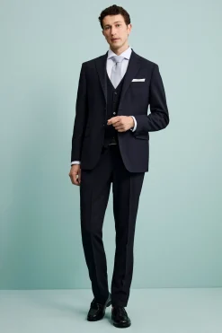 Giacca Elegante Monopetto in Lana Vergine Drop 8 - BLU