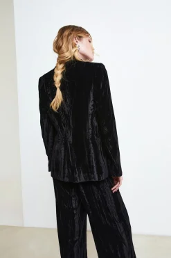 Giacca in Velluto da donna - NERO