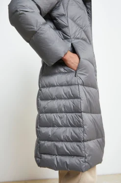 Giaccone Midi Imbottito - GRIGIO