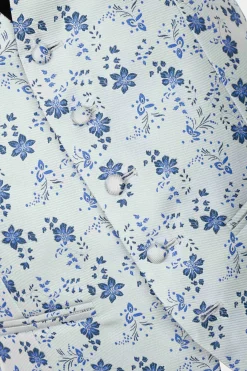 Gilet a fiori - FANT. GRIGIO/BLU