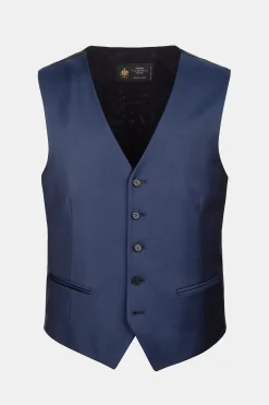 Gilet blu in lana - BLU