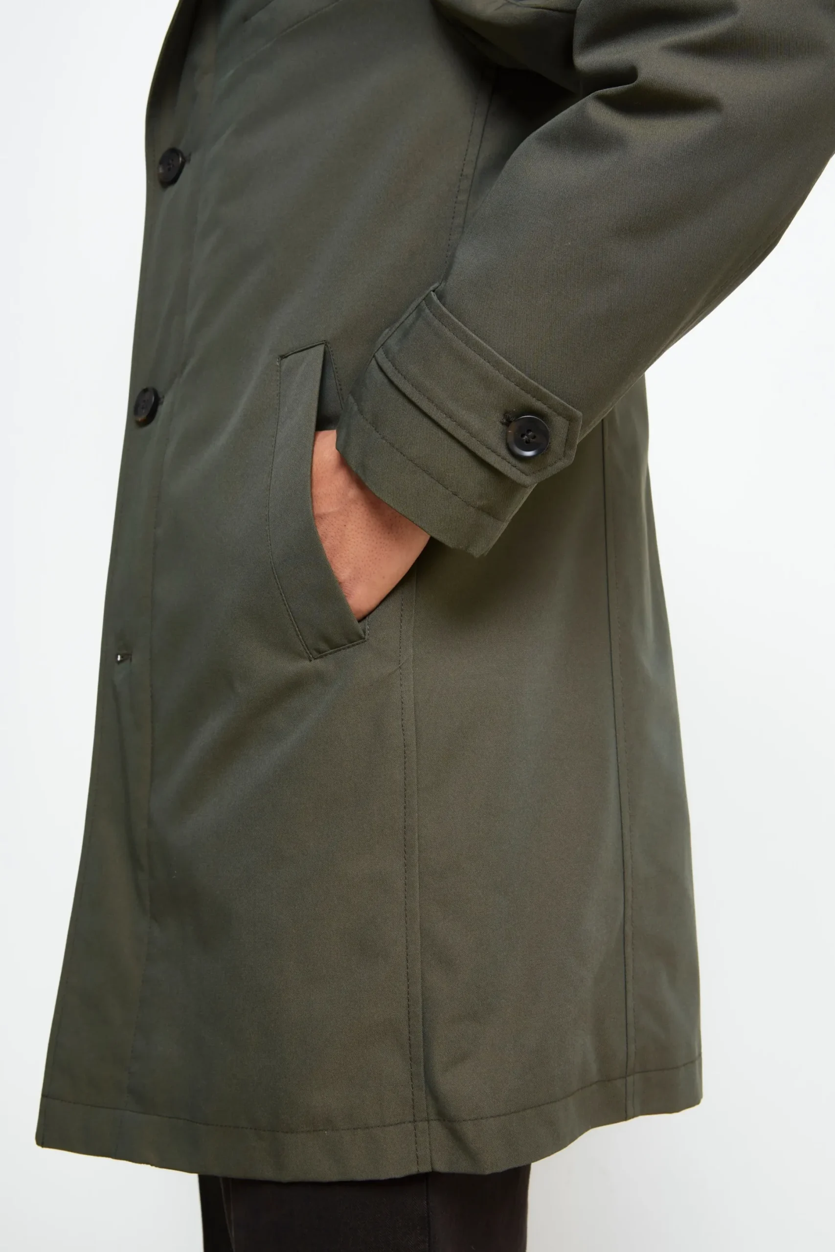 Impermeabile con paramontura - VERDE