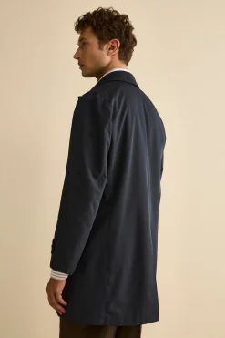 Impermeabile Invernale Midi con Trapunta - BLU