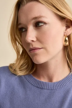 Maglia Barchetta in Puro Cashmere - LAVANDA