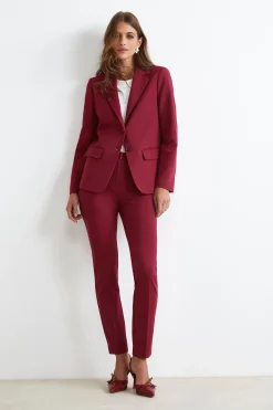 Pantalone a sigaretta - ROSSO