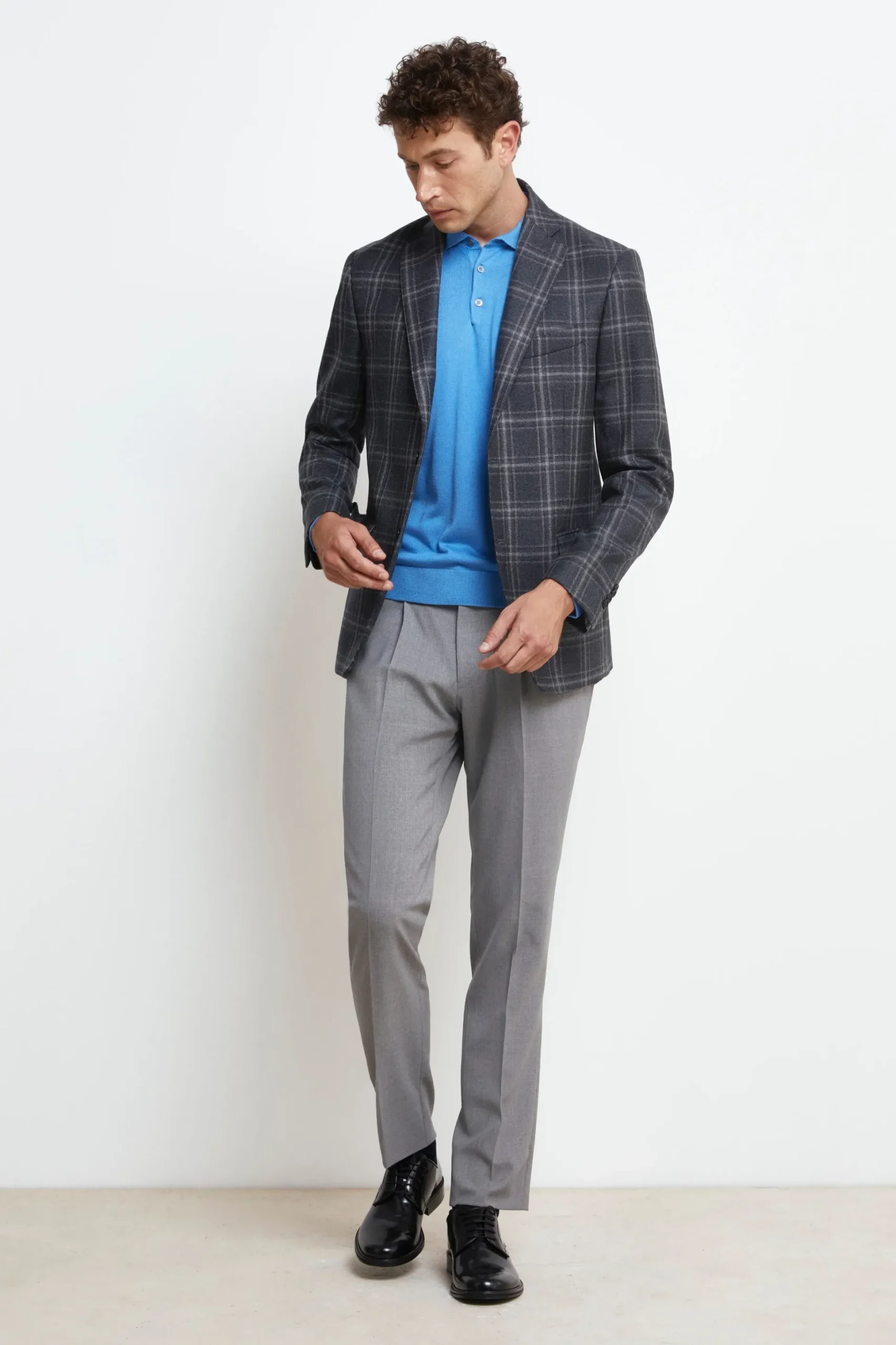 Pantalone Coulisse in Lana - GRIGIO CHIARO