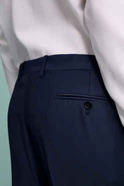 Pantalone da Cerimonia in Lana Vergine Drop 6 - BLU