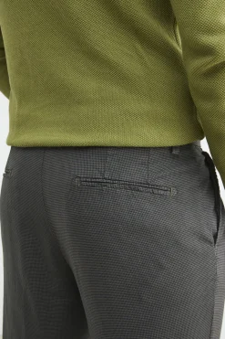 Pantalone fantasia in cotone - VERDE