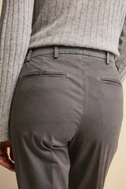Pantalone Regular Fit con Elastico - GRIGIO