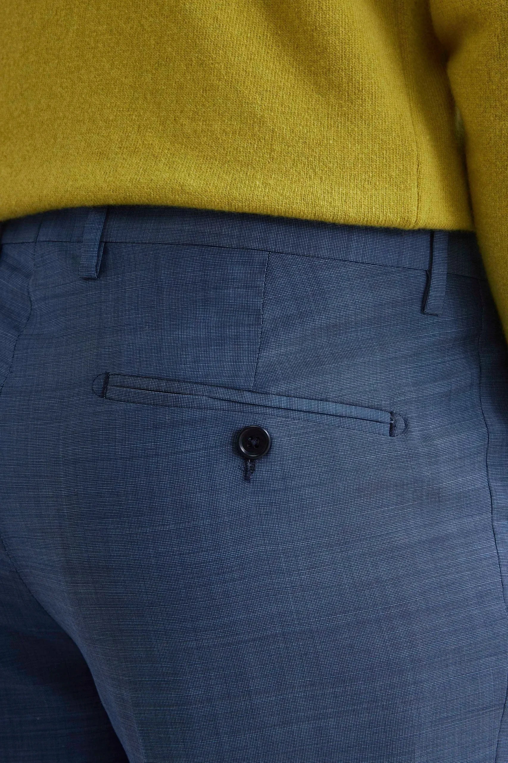 Pantalone Slim Fit in Lana - AVIO