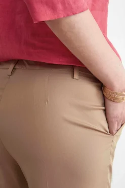 Pantaloni Capri con Tasche - KAKI