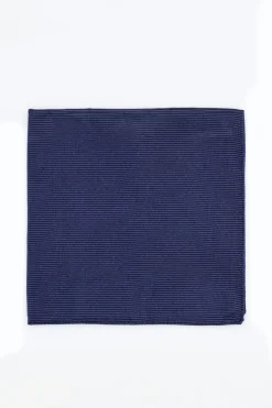 Pochette Elegante in Seta - BLU SCURO