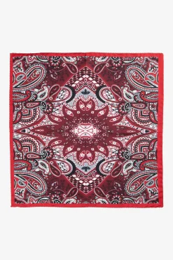 Pochette fantasia paisley - FANT. BORDEAUX
