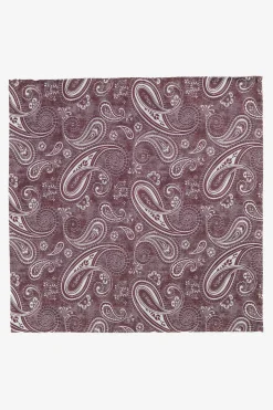 Pochette paisley in seta - FANT. BORDEAUX