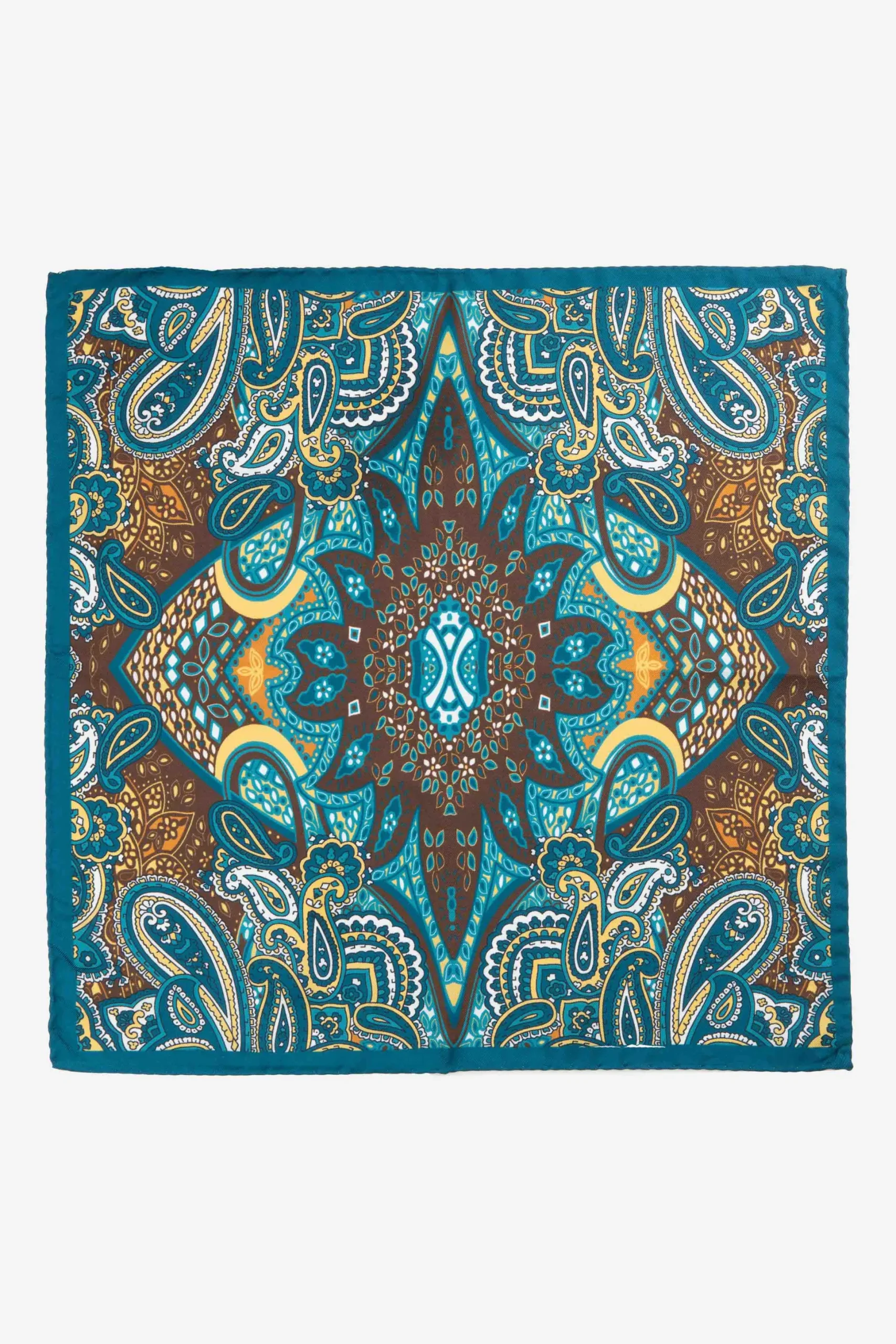 Pochette ripasso in seta - FANT. VERDE