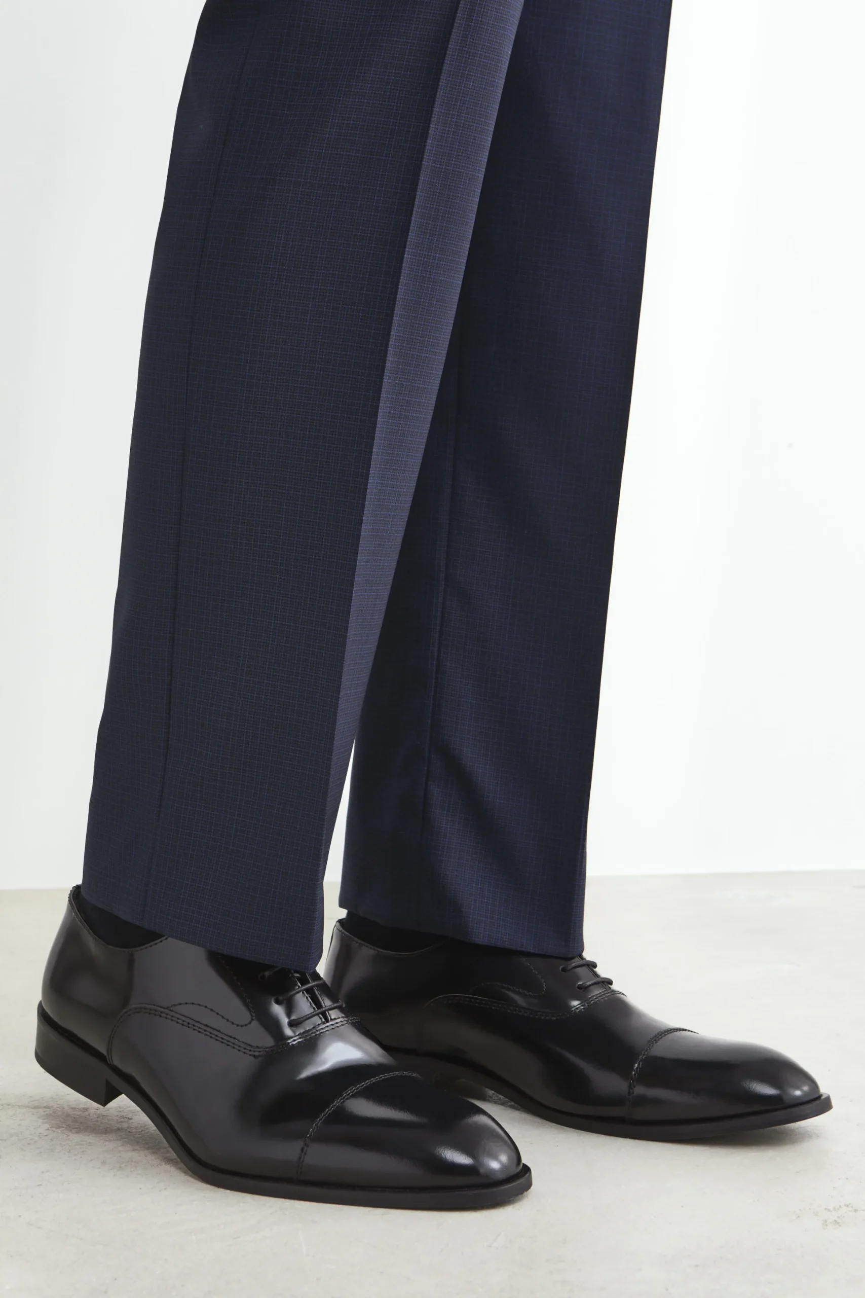 Scarpa Nera Derby in Pelle - NERO
