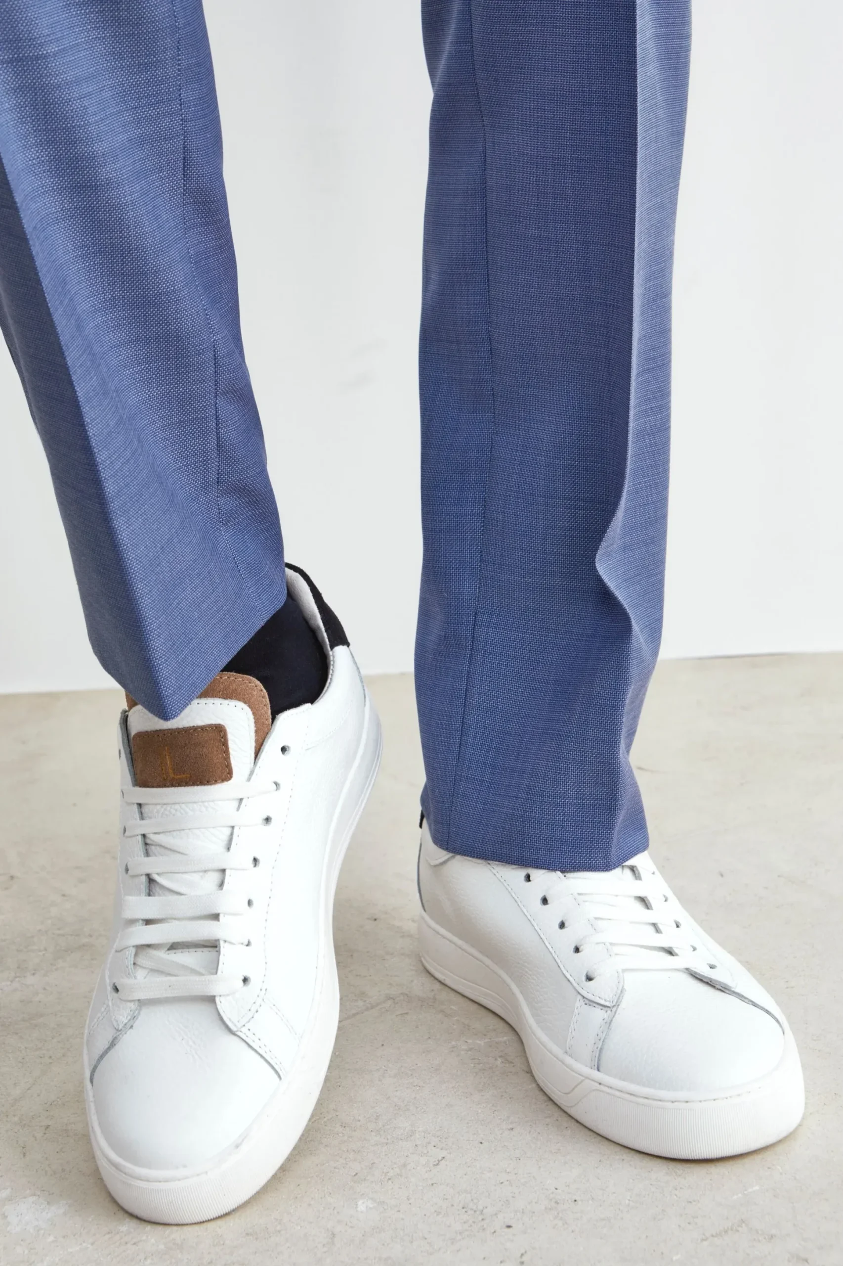 Sneakers Bianche in Pelle - BIANCO