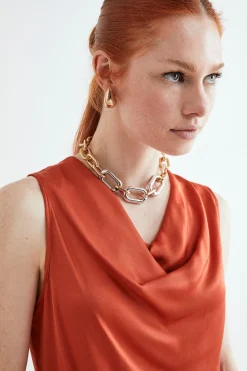 Top elegante in raso - PAPRICA